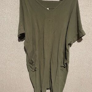 Love in Green Casual Mini Dress Short Sleeve Crew Neck